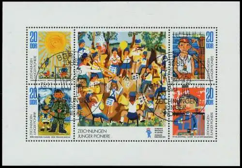 DDR BLOCK KLEINBOGEN Nr 1991-1994 KLEINBG 10DD32