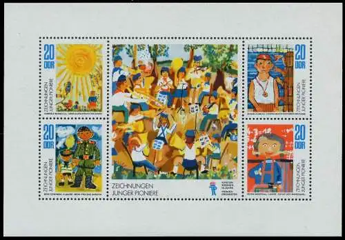 DDR BLOCK KLEINBOGEN Nr 1991-1994 postfrisch KLEINBG 10DD3E