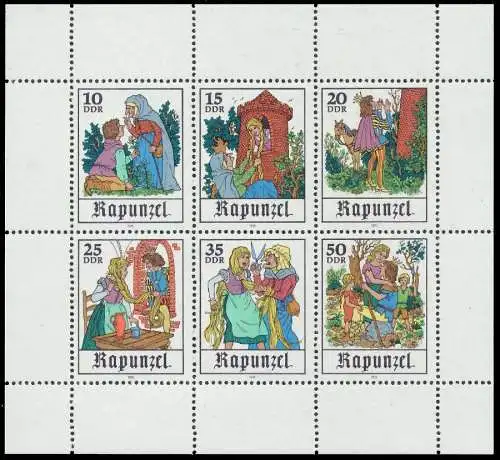DDR BLOCK KLEINBOGEN Nr 2382-2387 postfrisch KLEINBG SBB02BE