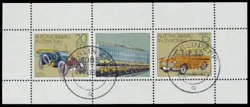 DDR BLOCK KLEINBOGEN Nr 2412-2413 gestempelt KLEINBG 10DEAA