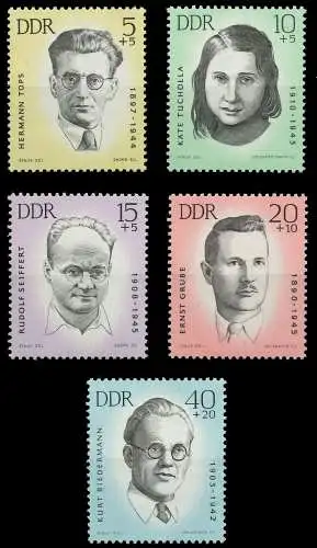 DDR 1963 Nr 983-987 postfrisch 1149F2