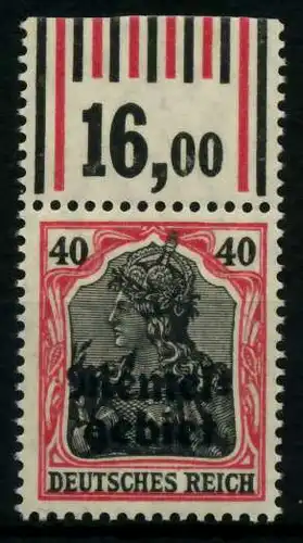 MEMEL 1920 GERMANIA Nr 6 WOR postfrisch ORA 6F4C6E