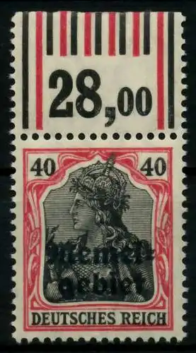 MEMEL 1920 GERMANIA Nr 6 WOR postfrisch ORA 6F4C72