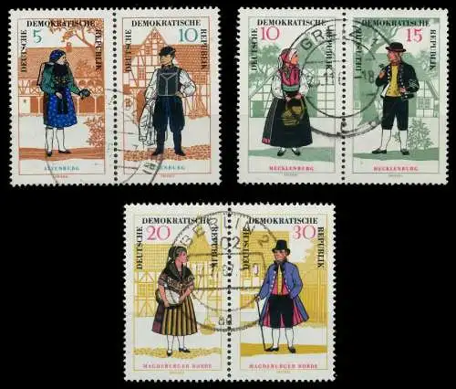 DDR ZUSAMMENDRUCK Nr WZd162 + WZd166 WZd170 Z 11B202