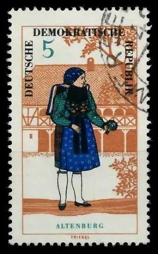 DDR 1966 Nr 1214 gestempelt 11B21A