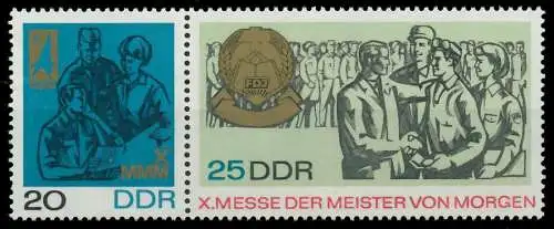 DDR ZUSAMMENDRUCK Nr WZd178 postfrisch WAAGR PAAR SBC0756