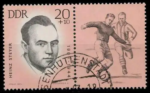 DDR ZUSAMMENDRUCK Nr WZd73 gestempelt WAAGR PAAR 11B436