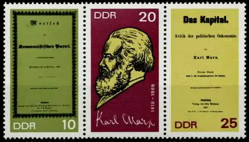 DDR ZUSAMMENDRUCK Nr WZd195 postfrisch 3ER STR SBC0952