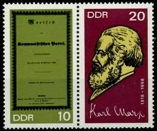 DDR ZUSAMMENDRUCK Nr WZd192 postfrisch WAAGR PAAR SBC09AE