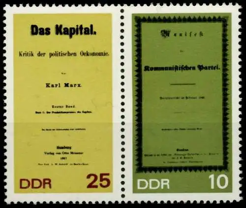 DDR ZUSAMMENDRUCK Nr WZd194 postfrisch WAAGR PAAR SBC4A3E