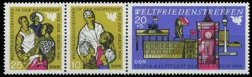 DDR ZUSAMMENDRUCK Nr WZd209 postfrisch 3ER STR SBC4B7E