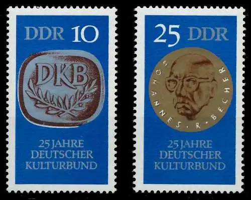DDR 1970 Nr 1592-1593 postfrisch SBC4E62