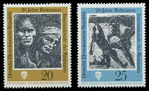 DDR 1971 Nr 1680-1681 postfrisch SBC511E