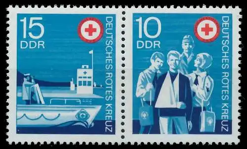 DDR ZUSAMMENDRUCK Nr WZd271 postfrisch 3ER STR SBCB10A