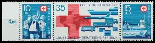 DDR ZUSAMMENDRUCK Nr WZd272 postfrisch 3ER STR SRA SBCB17E