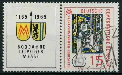 DDR ZUSAMMENDRUCK Nr WZd139 gestempelt WAAGR PAAR 125936