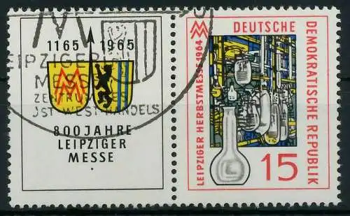 DDR ZUSAMMENDRUCK Nr WZd139 gestempelt WAAGR PAAR 125932