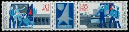 DDR ZUSAMMENDRUCK Nr WZd278 postfrisch 3ER STR SBCB5CE