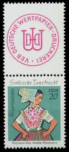 DDR ZUSAMMENDRUCK Nr 1724ZFO-II postfrisch SENKR PAAR SBD180E