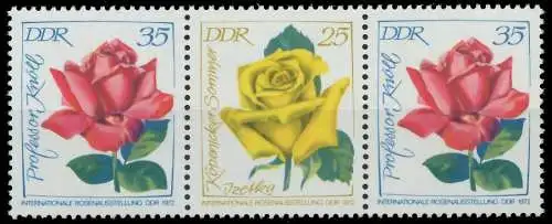 DDR ZUSAMMENDRUCK Nr W15 postfrisch 3ER STR S823052