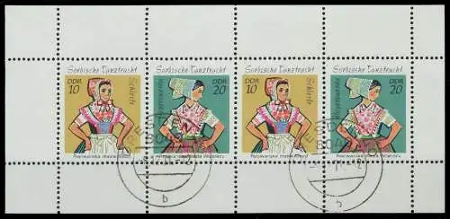 DDR HEFTCHENBLATT Nr HB13IA zentrisch gestempelt HB 12A7AA