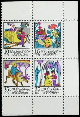 DDR ZUSAMMENDRUCK Nr 1802VB postfrisch VIERERBLOCK ECKE SBD1D3E