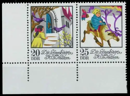 DDR ZUSAMMENDRUCK Nr WZd284 postfrisch WAAGR PAAR ECKE- 12AA16