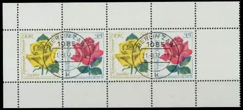 DDR HEFTCHENBLATT Nr HB15A zentrisch gestempelt HB SBD1E46