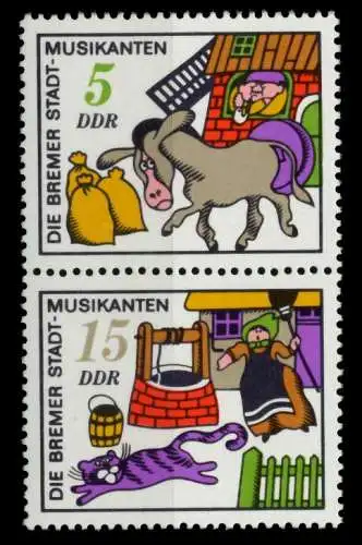 DDR ZUSAMMENDRUCK Nr SZd116 postfrisch SENKR PAAR SBD1E72