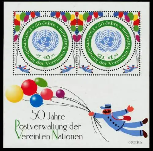 UNO WIEN Block 15 postfrisch SBD773A