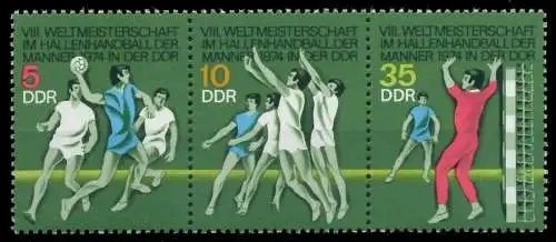 DDR ZUSAMMENDRUCK Nr WZd299I postfrisch 3ER STR SRA 12FCE2