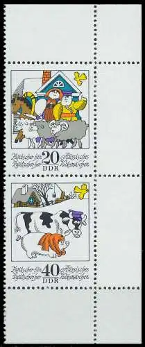 DDR ZUSAMMENDRUCK Nr SZd138 postfrisch SENKR PAAR ECKE- SBD7CAA