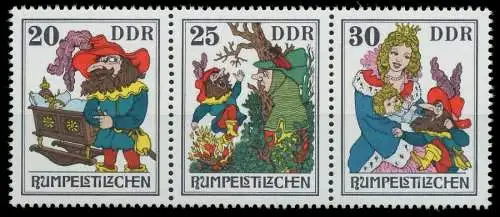 DDR ZUSAMMENDRUCK Nr WZd342 postfrisch 3ER STR SBDEAB2