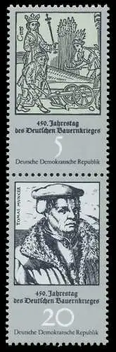 DDR ZUSAMMENDRUCK Nr SZd139 postfrisch SENKR PAAR SBDEAFE