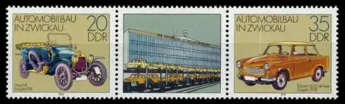 DDR ZUSAMMENDRUCK Nr WZd 409 postfrisch 3ER STR SBDEADA