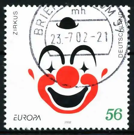 BRD 2002 Nr 2252 zentrisch gestempelt 64CE1A