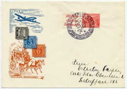 BERLIN Nr W13 BRIEF FDC 73A662