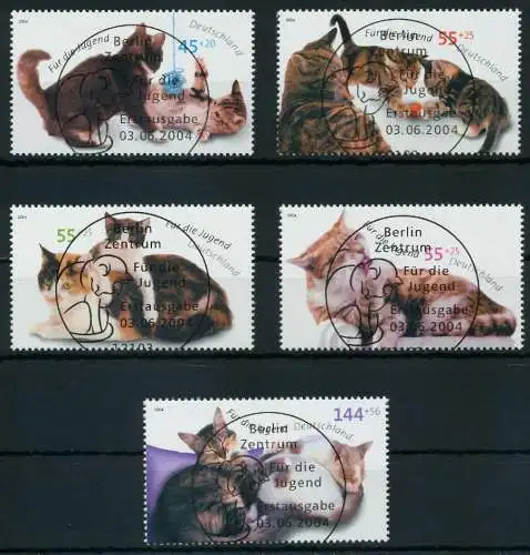 BRD 2004 Nr 2402-2406 ESST zentrisch gestempelt 84AA06