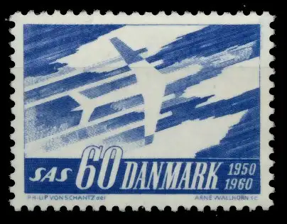 DÄNEMARK 1961 Nr 388x postfrisch SAFF19E