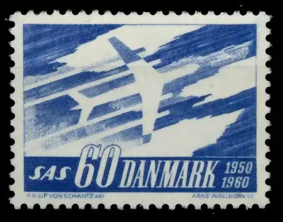 DÄNEMARK 1961 Nr 388x postfrisch SAFF1A6