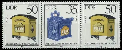 DDR ZUSAMMENDRUCK Nr WZd 624 postfrisch 3ER STR SB341E6