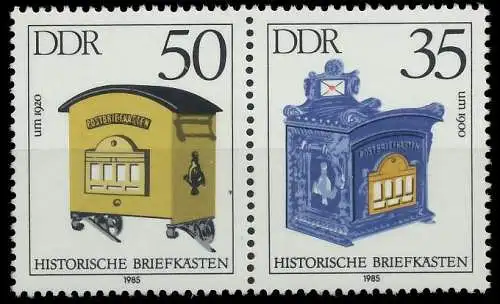 DDR ZUSAMMENDRUCK Nr WZd 623 postfrisch WAAGR PAAR SB341D2