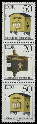 DDR ZUSAMMENDRUCK Nr SZd 287 postfrisch 3ER STR SB3420A
