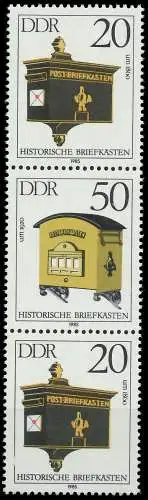 DDR ZUSAMMENDRUCK Nr SZd 285 postfrisch 3ER STR SB3420E