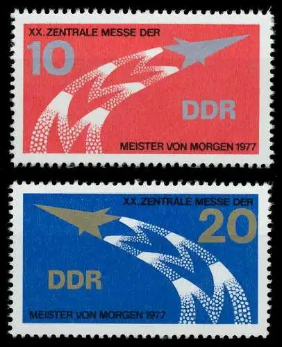 DDR 1977 Nr 2268-2269 postfrisch 13BF36