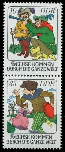 DDR ZUSAMMENDRUCK Nr SZd147 postfrisch SENKR PAAR SBE5B72