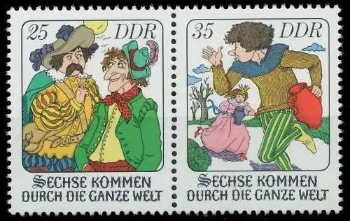 DDR ZUSAMMENDRUCK Nr WZd359 postfrisch WAAGR PAAR SBE5BBA