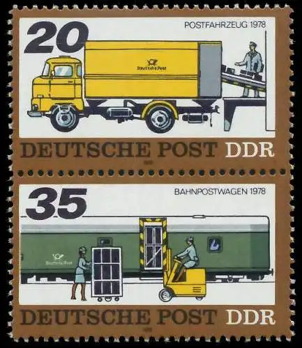 DDR ZUSAMMENDRUCK Nr SZd150 postfrisch SENKR PAAR SBE5D12