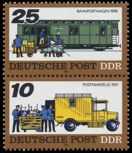 DDR ZUSAMMENDRUCK Nr SZd151 postfrisch SENKR PAAR SBE5D1A