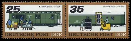 DDR ZUSAMMENDRUCK Nr WZd364 postfrisch WAAGR PAAR SBE5CA6